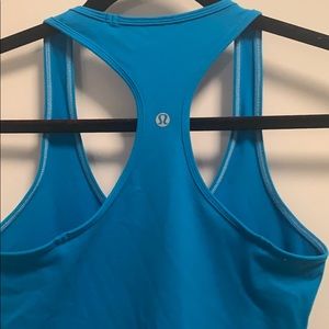 Lululemon racer back tank; size 6